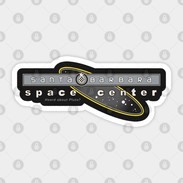 Santa Barbara Space Center Sticker by PantherPuke